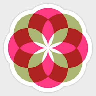 Vintage Flower Swirl Sticker